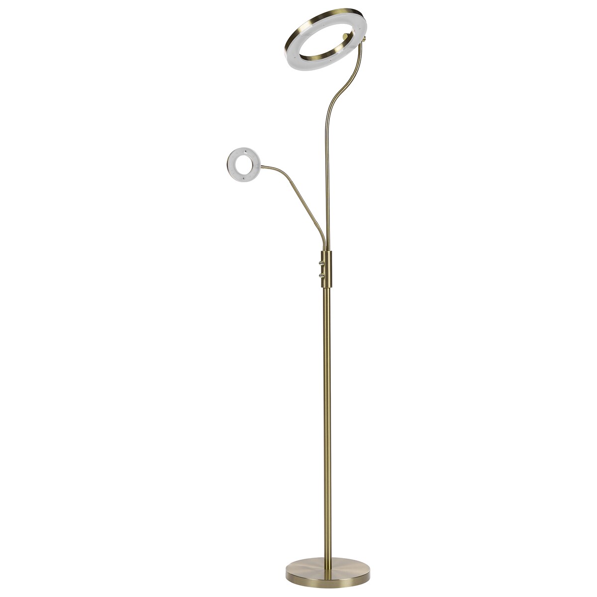 Lampa podłogowa LED AFTON Metal Mosiężny