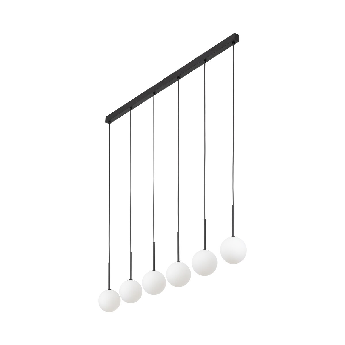 Lampa wisząca TK Lighting MARTIN WHITE 4504 biała/czarna 6xG9 regulowana wysokość