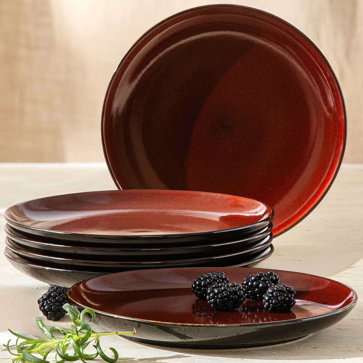 GAMBIA Talerz deserowy 6 szt.