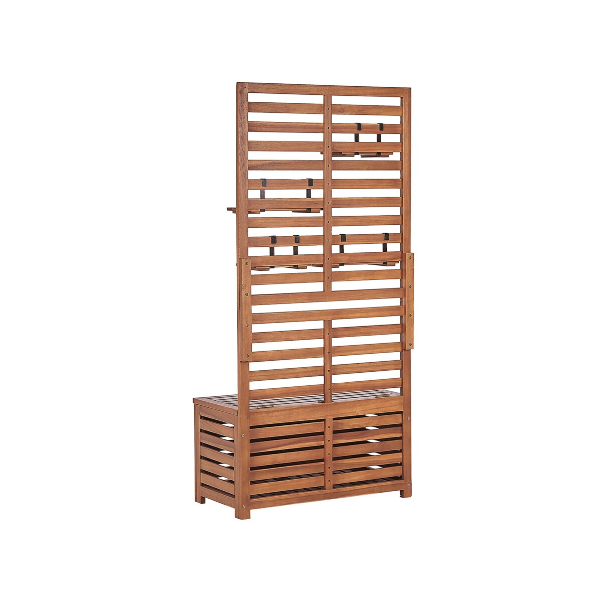 Ławka ogrodowa 80 cm drewniana ze schowkiem MATINO