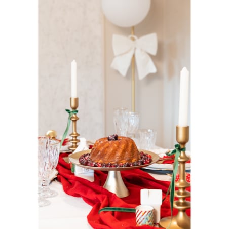 Patera na ciasto nowoczesna, szklana, Ø 28 cm, Home Styling Collection