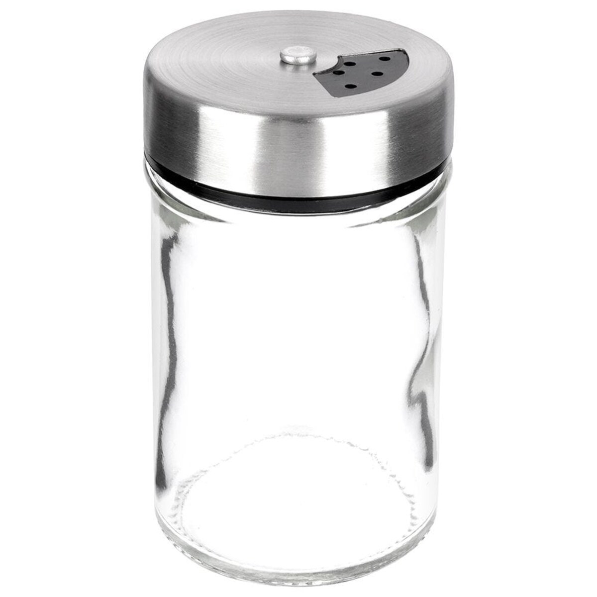 Pojemnik Szklany na Przyprawy z Dozownikiem 100 ml Kuchenny z Sitkiem