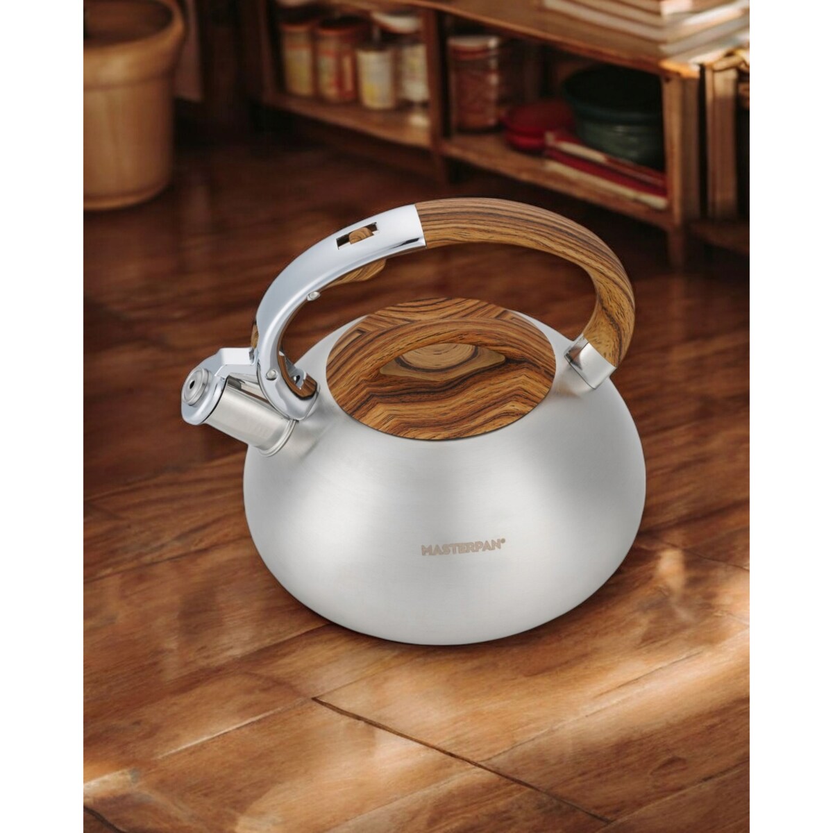 Duży Solidny Czajnik Z Gwizdkiem Stali Nierdzewnej 3L Na Indukcję Gaz