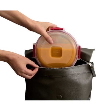 Zestaw 4 pojemników okrągłych Red Nest Lock Joseph Joseph