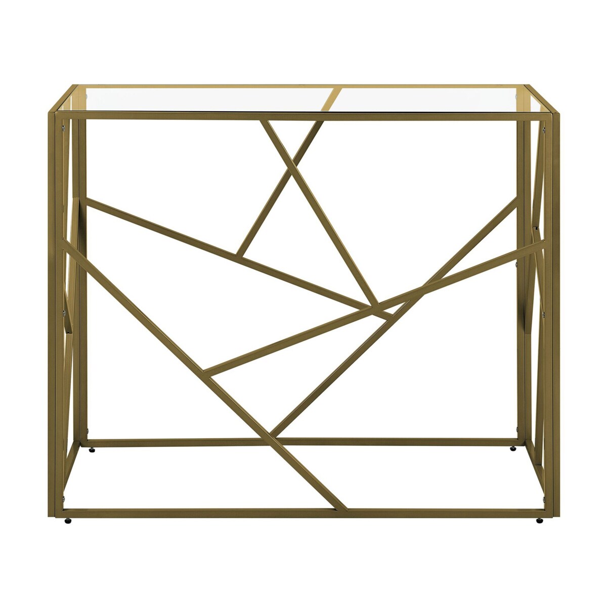 Konsola szklana złota ORLAND