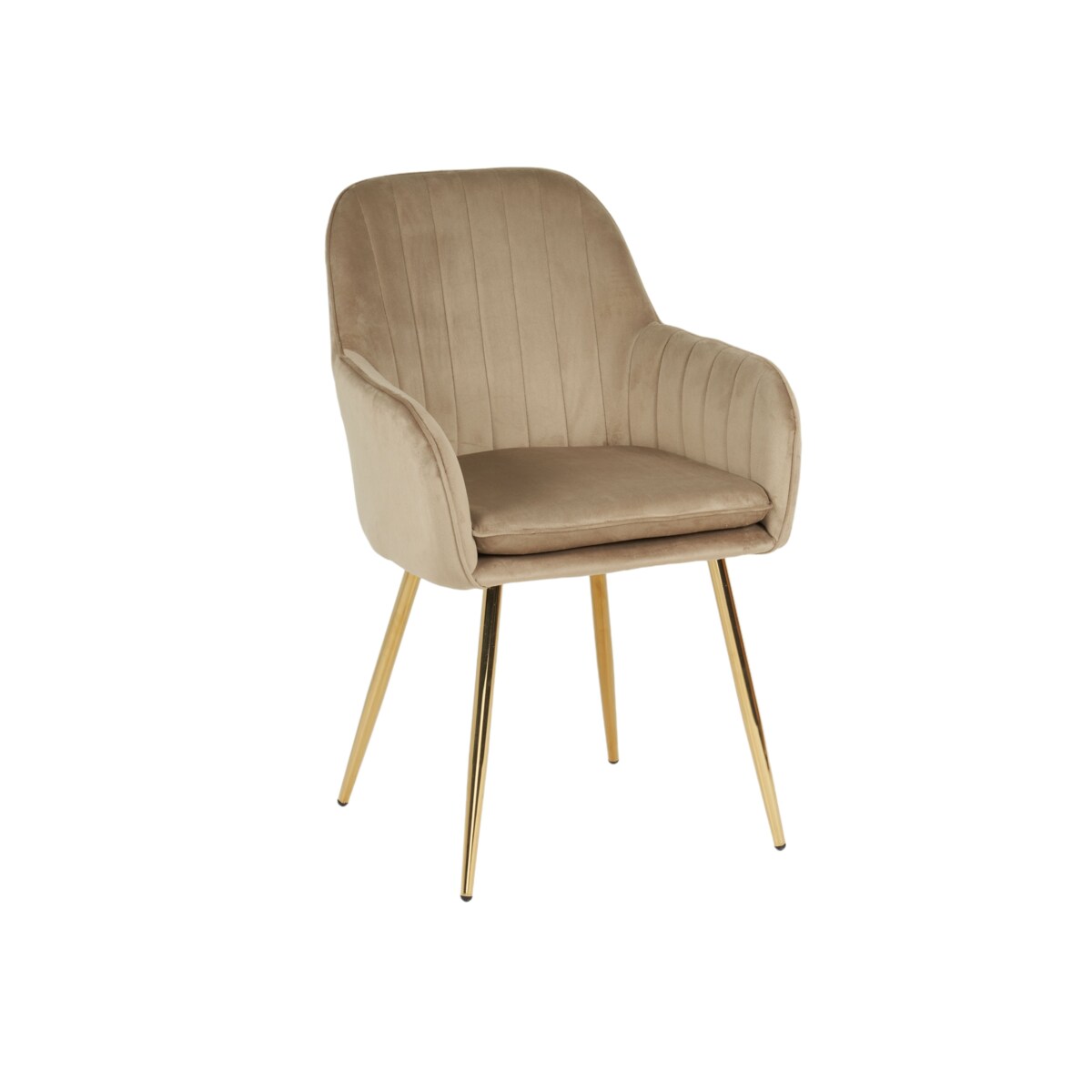 KRZESŁO TAPICEROWANE VELVET WELUR DO SALONU JADALNI KUCHNI COFFEE MIA GOLD