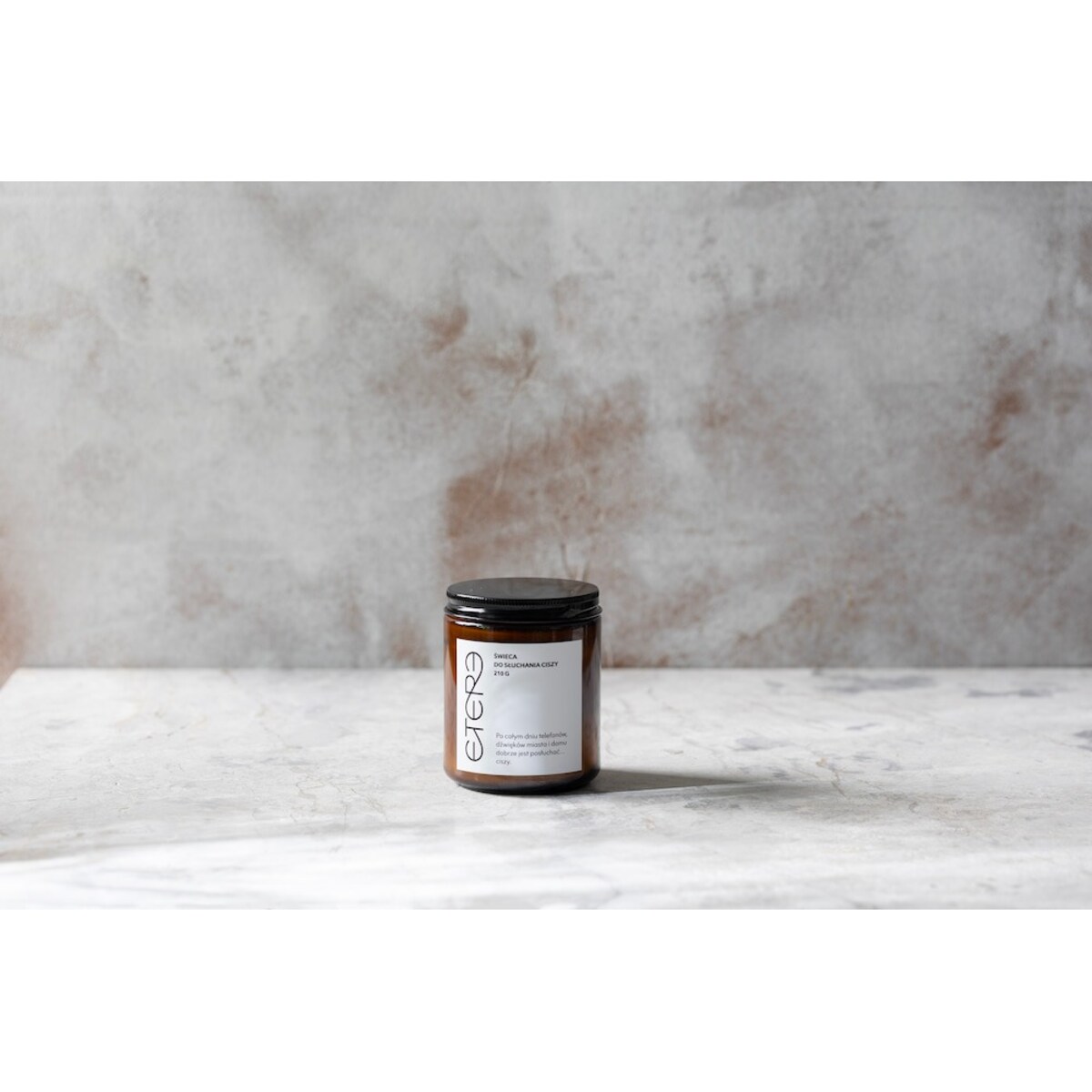 Świeca do słuchania ciszy