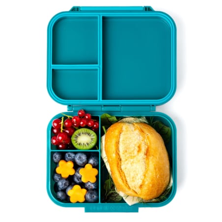 LEKKABOX CLASSIC mini lunchbox z przegródkami, Petrol