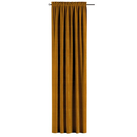 Zasłona na kanale z grzywką 1 szt. 130x245 miodowy
