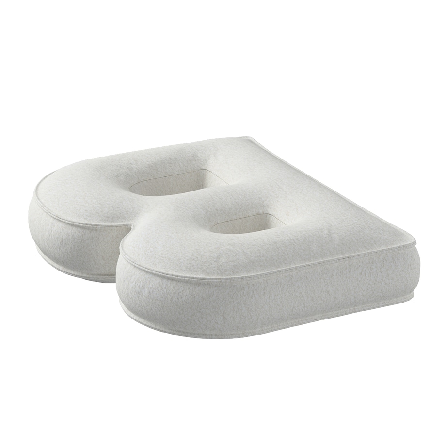 Poduszka literka B, biały, 30x40cm, Boucle