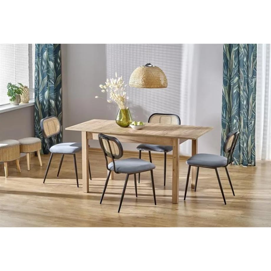 Stół rozkładany MAURYCY 118(158)x75 dąb craft