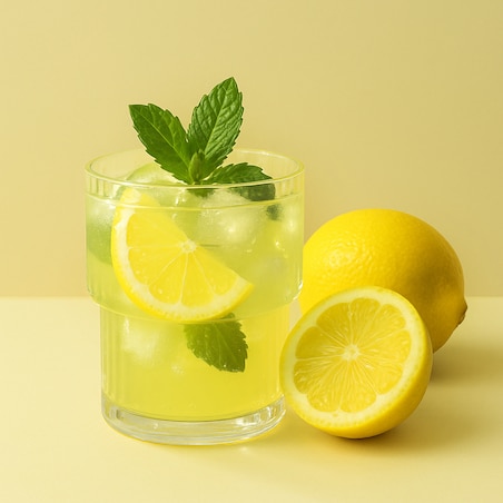 ELLA STRIPES Komplet 4 szklanek 320ml ze szkła borokrzemowego 8x7x9.7cm