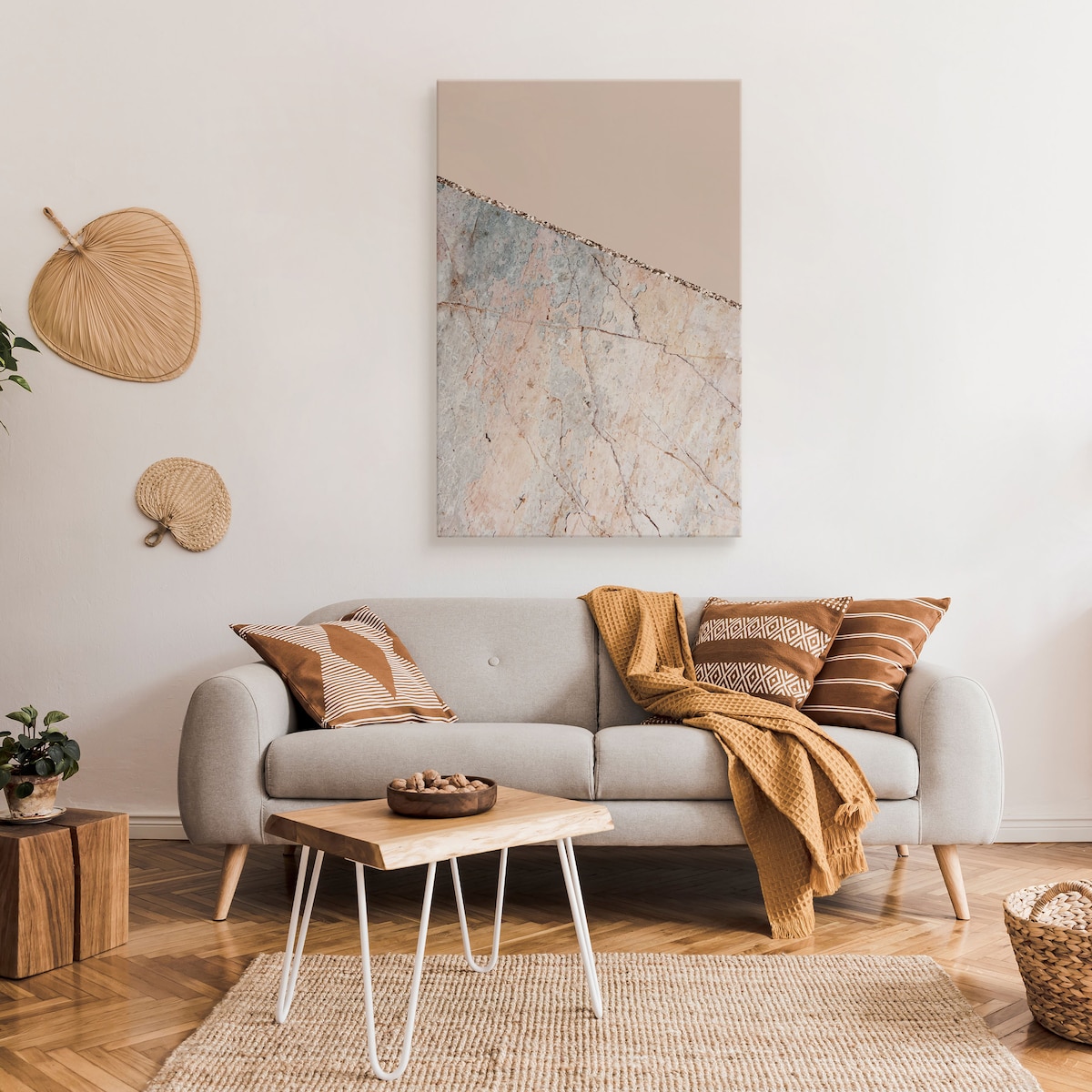 OBRAZ MARMUR ABSTRAKCJA PASTELE STYL GLAMOUR 30x40cm