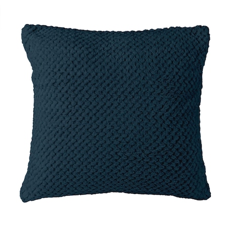 Poszewka żakardowa 40x40 kolor granat