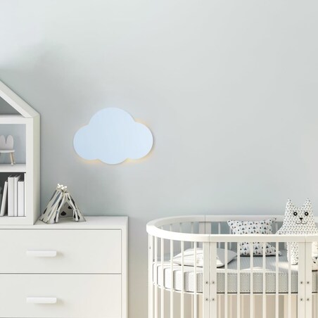 Dziecięcy kinkiet chmurka Cloud 4966 TK Lighting metalowy niebieski