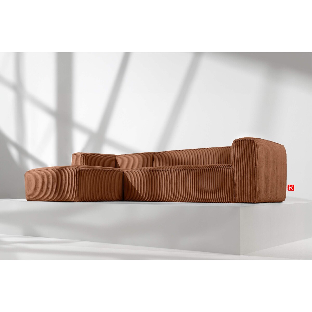 KONSIMO FEROX Duży narożnik lewy, rudy