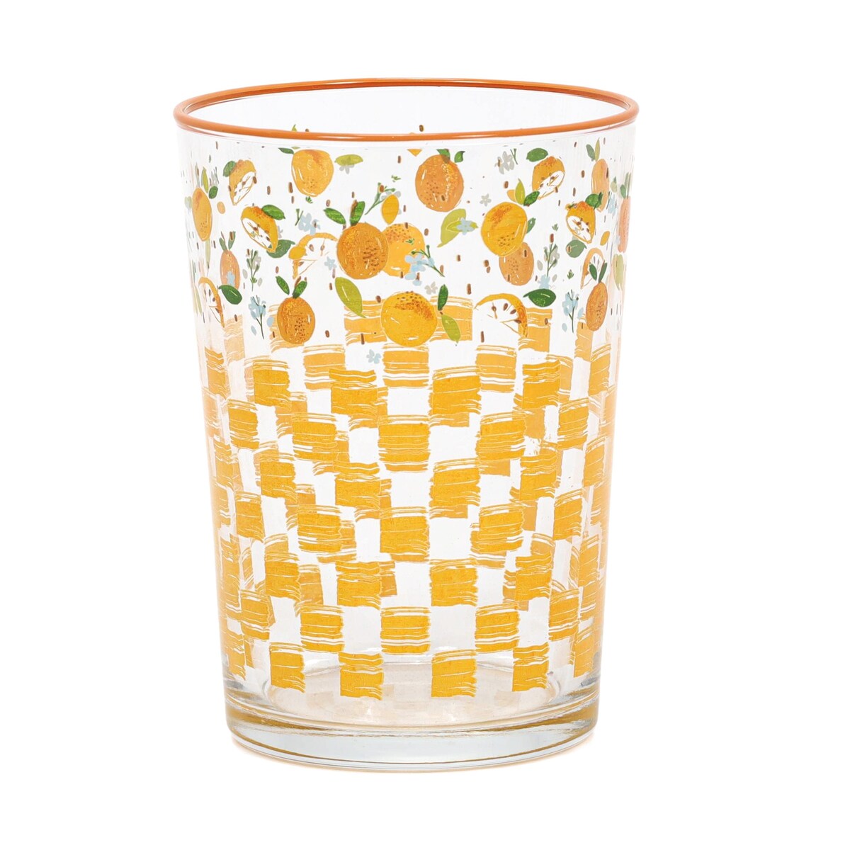 Duża szklanka w owocowy wzór, 510 ml