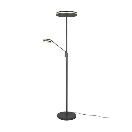 Lampa podłogowa LED Trio FRANKLIN 35W + 6,5W 426510242 nowoczesna regulowana do salonu