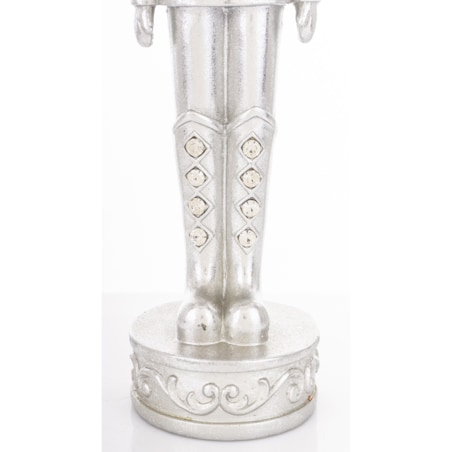 Figurka - Dziadek do orzechów 43x9,5x9 cm SILVER