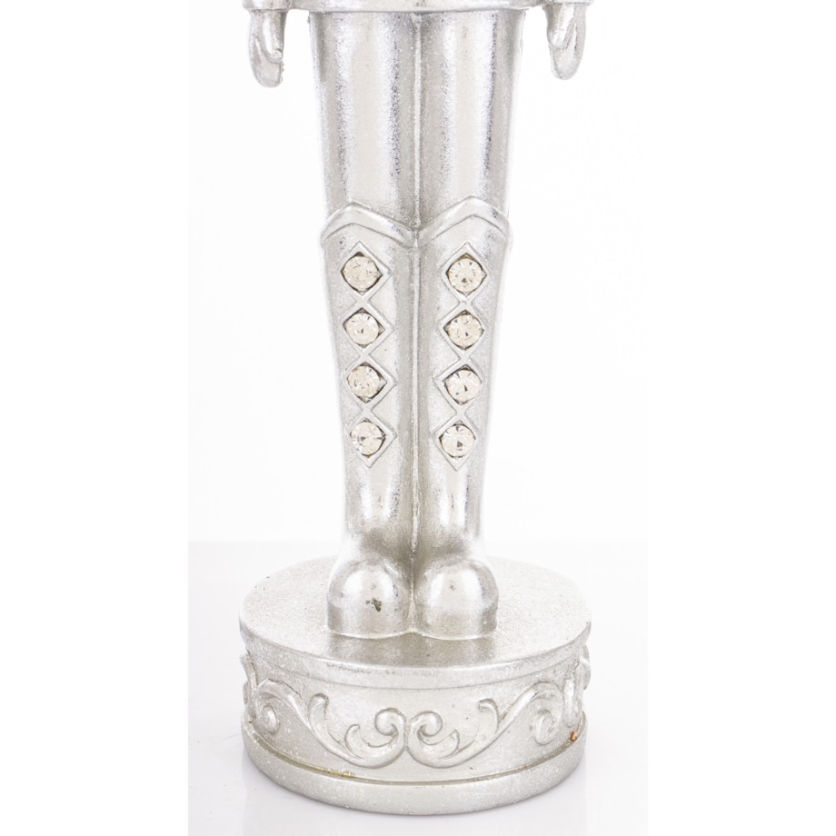 Figurka - Dziadek do orzechów 43x9,5x9 cm SILVER