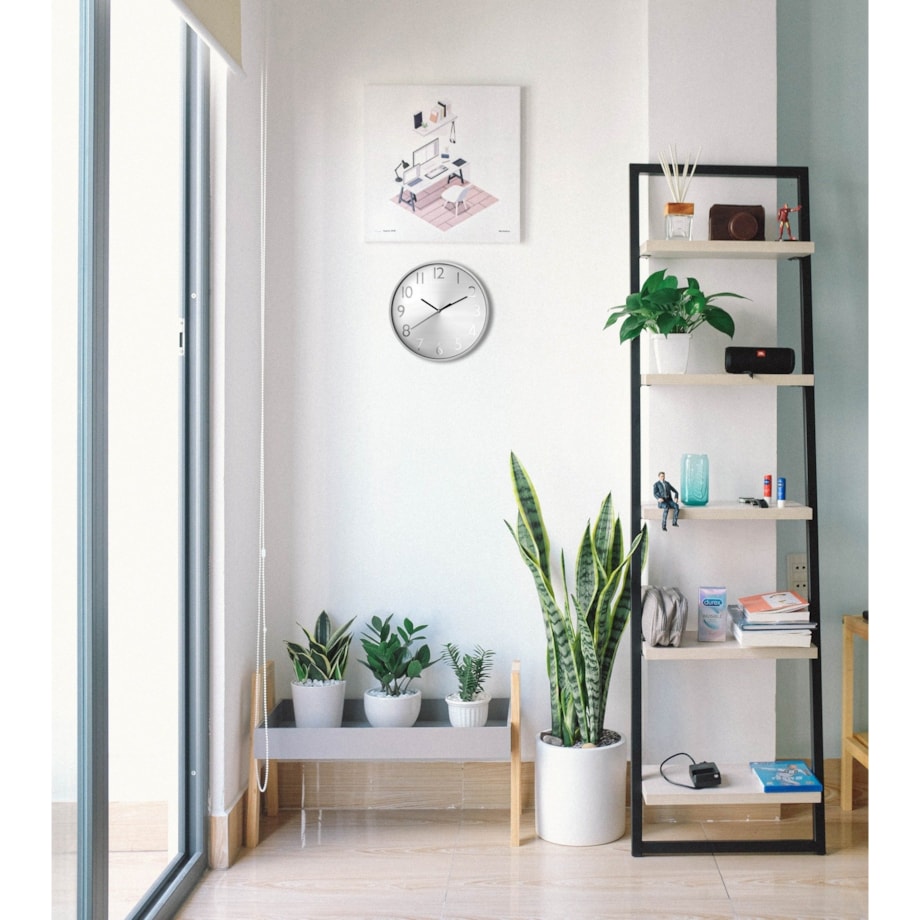 Okrągły zegar ścienny, Ø 30 cm