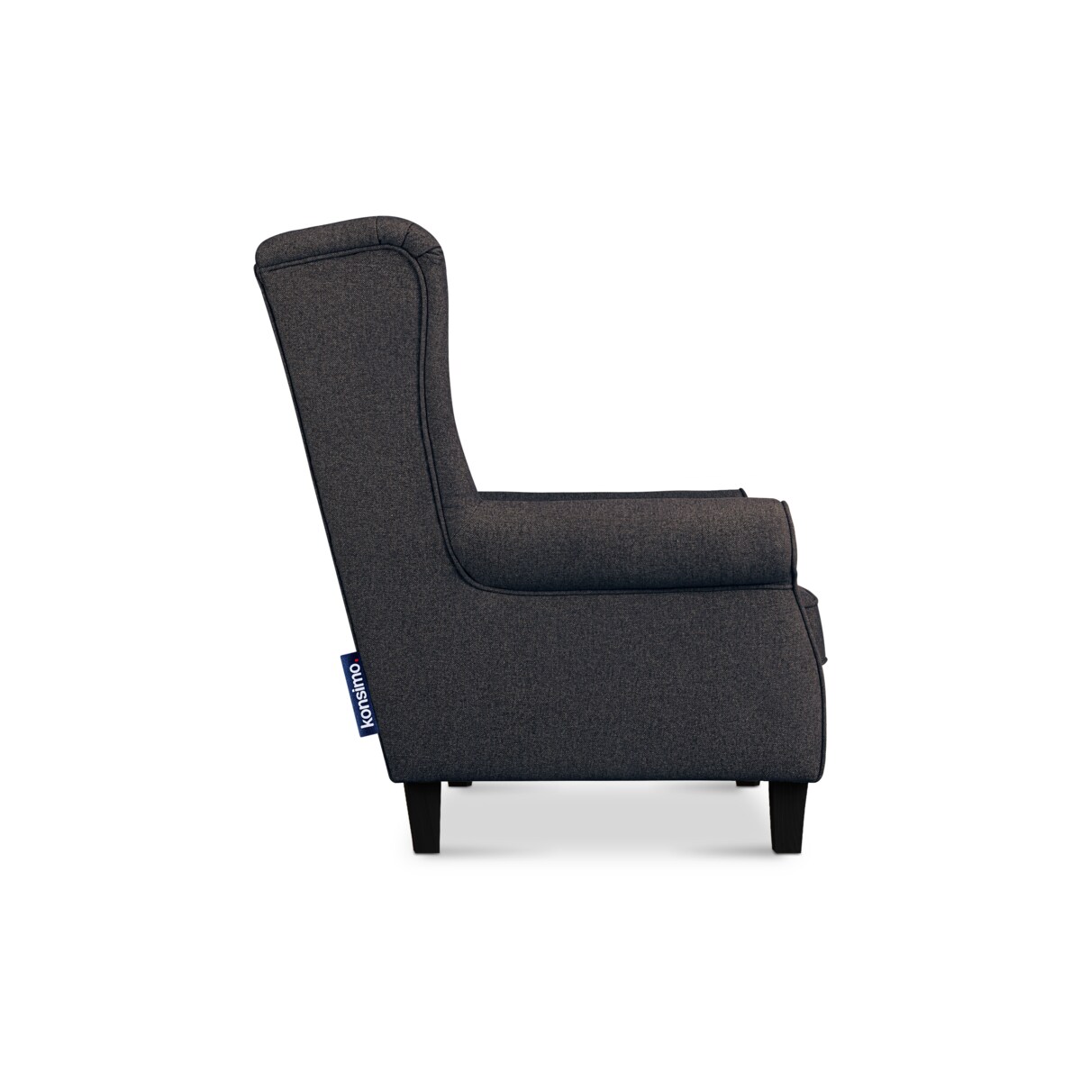 KONSIMO MILES Fotel, kolor niebieski zielony