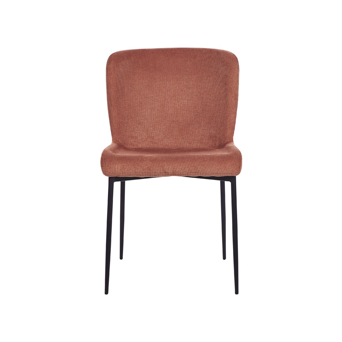 Zestaw 2 krzeseł do jadalni brązowy ADA