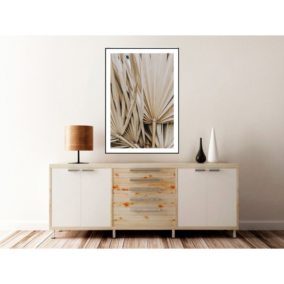 Poster Story, Plakat, Obraz - Beżowa Palma No3, wymiary 21 x 30 cm