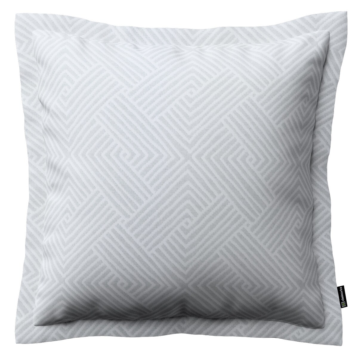 Poszewka Mona na poduszkę 45x45 szaro-białe wzory geometryczne