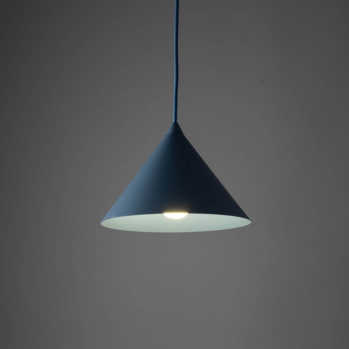 Lampa wisząca TK Lighting CONO S NAVY 11413 niebieska metalowa E27 loft nowoczesna regulowana wysokość