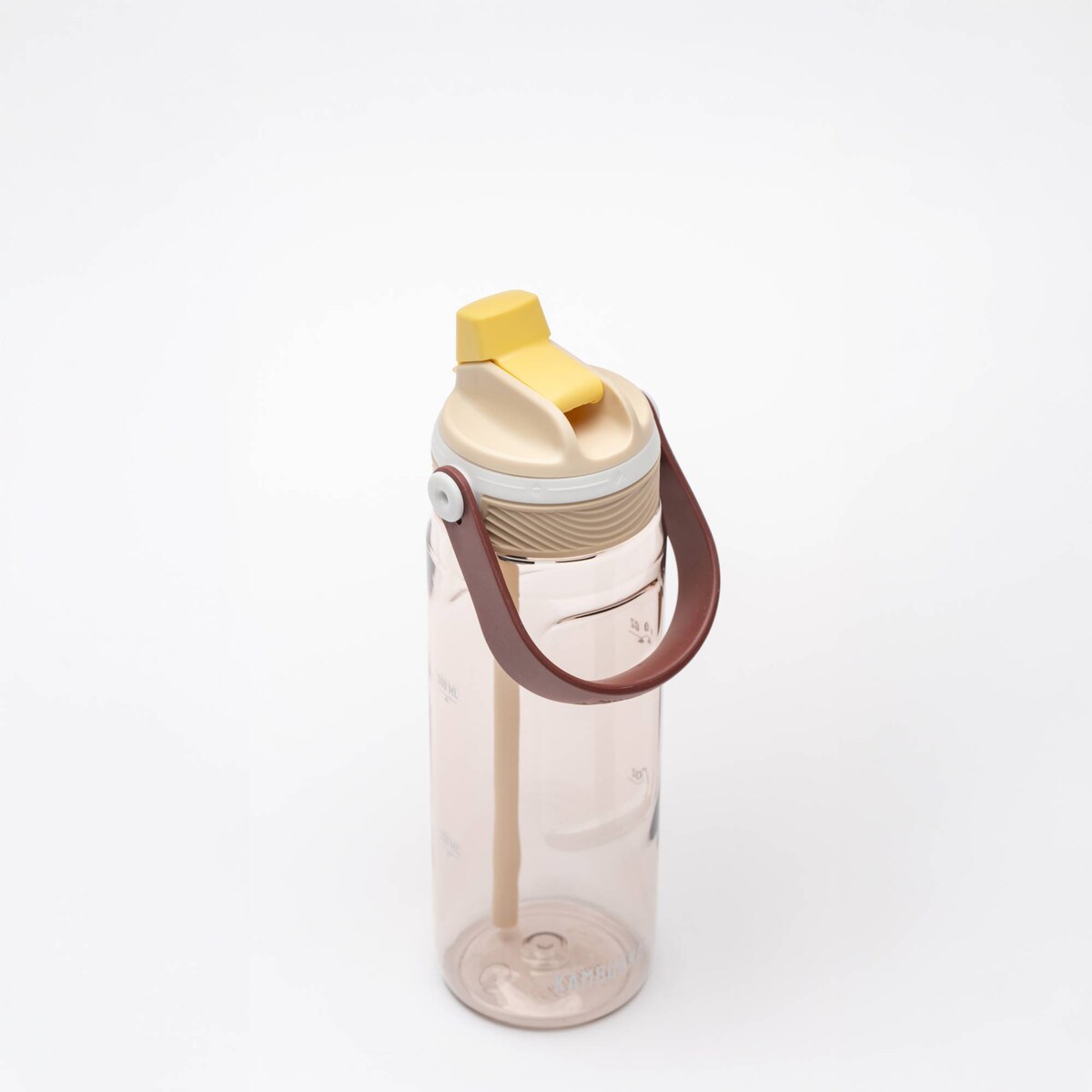 Butelka na wodę z tritanu bidon sportowy ze słomką Dupla 750ml - Desert Sand