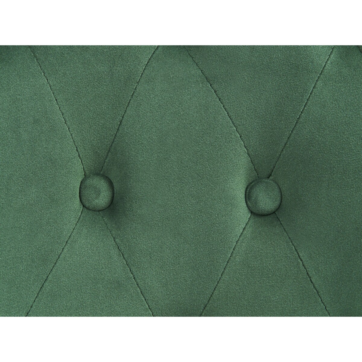 Krzesło biurowe regulowane welurowe zielone PARISH