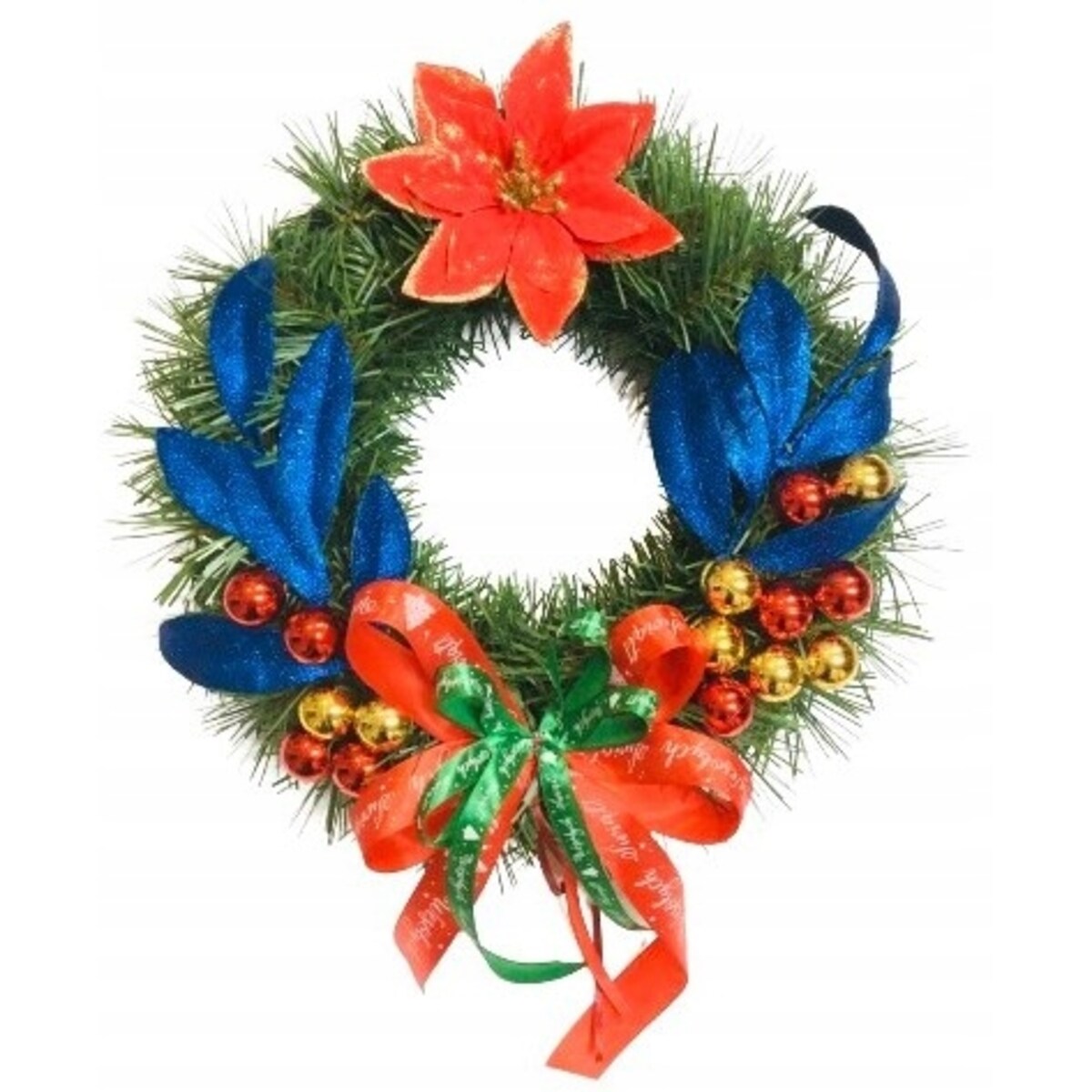 WIANEK ŚWIĄTECZNY choinkowy na drzwi okno stół prezent gotowy zawieszenia