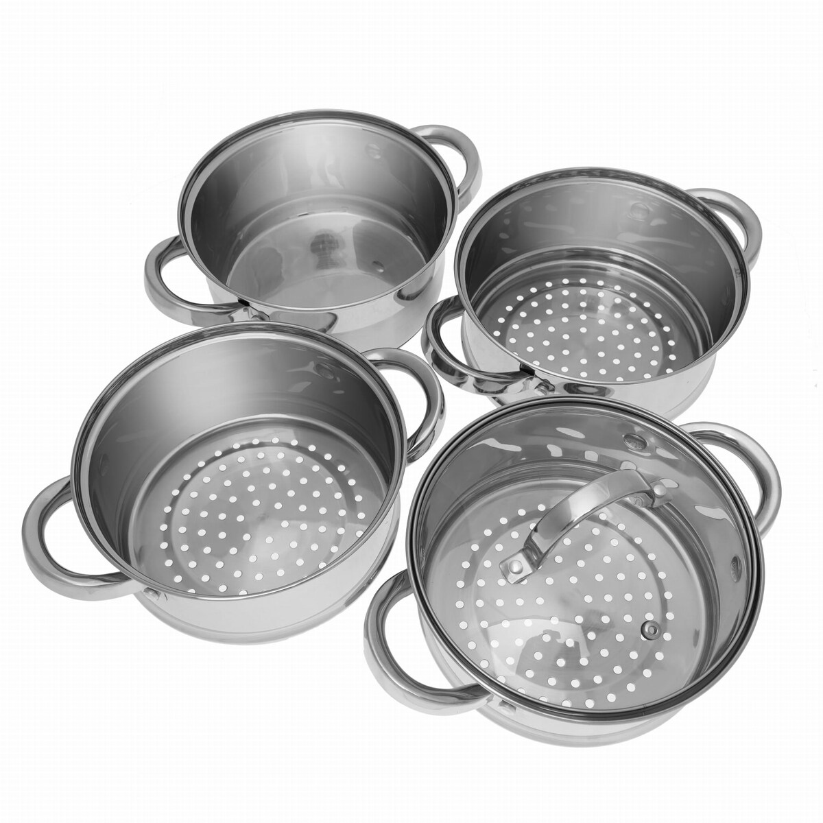 Zestaw garnków do gotowania na parze 18cm 5 ele garnki parowar KLAUSBERG