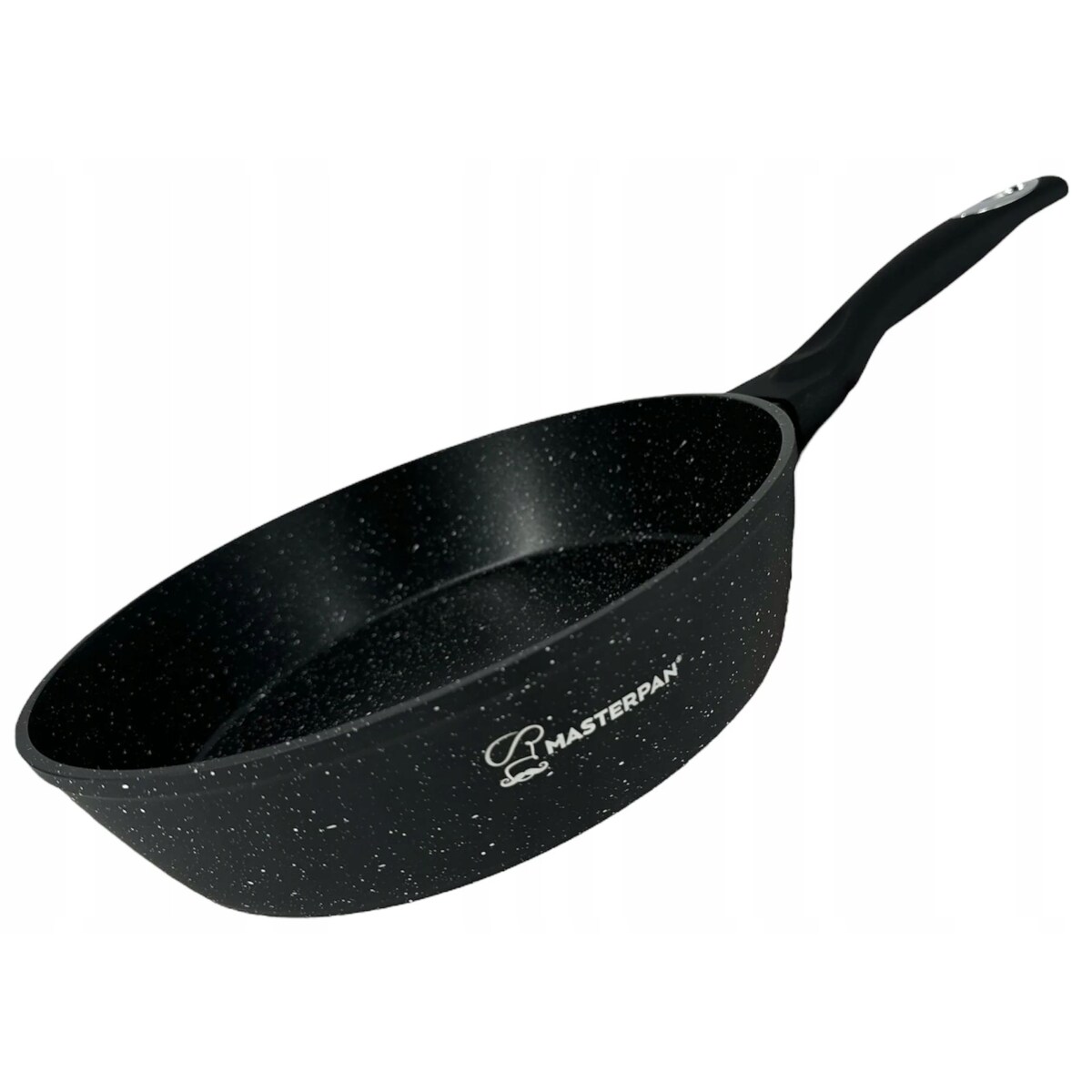 Patelnia Do Smażenia Granitowa 20 Cm Z Pokrywką Nieprzywierająca Na Indukcję Gaz