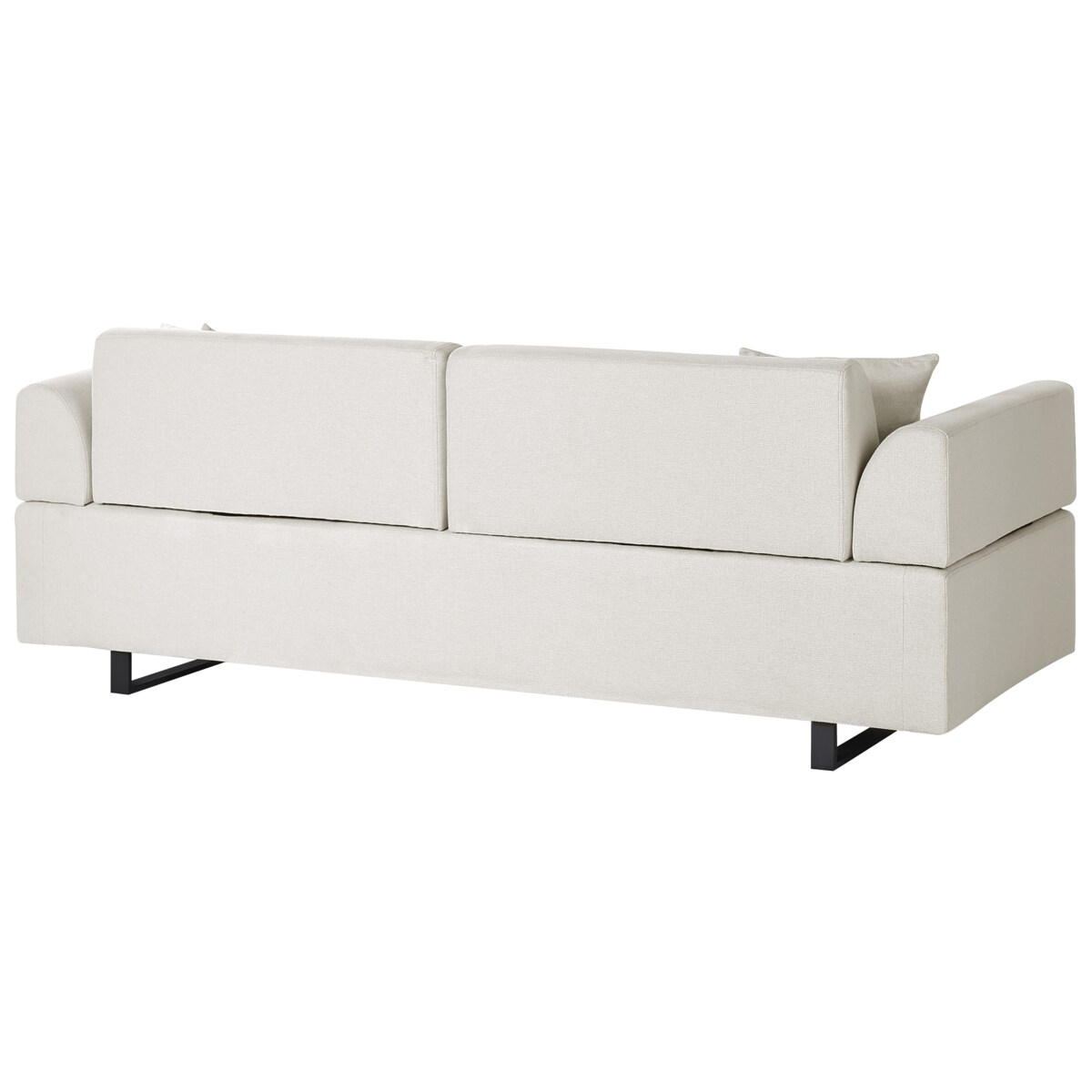 Sofa ze stolikami beżowa SOKNA