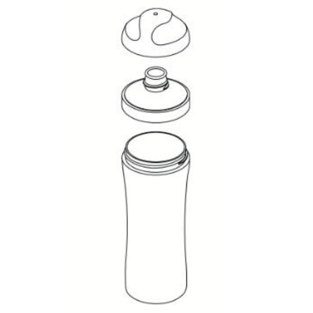 Bidon na wodę OASE, 425 ml, KOZIOL