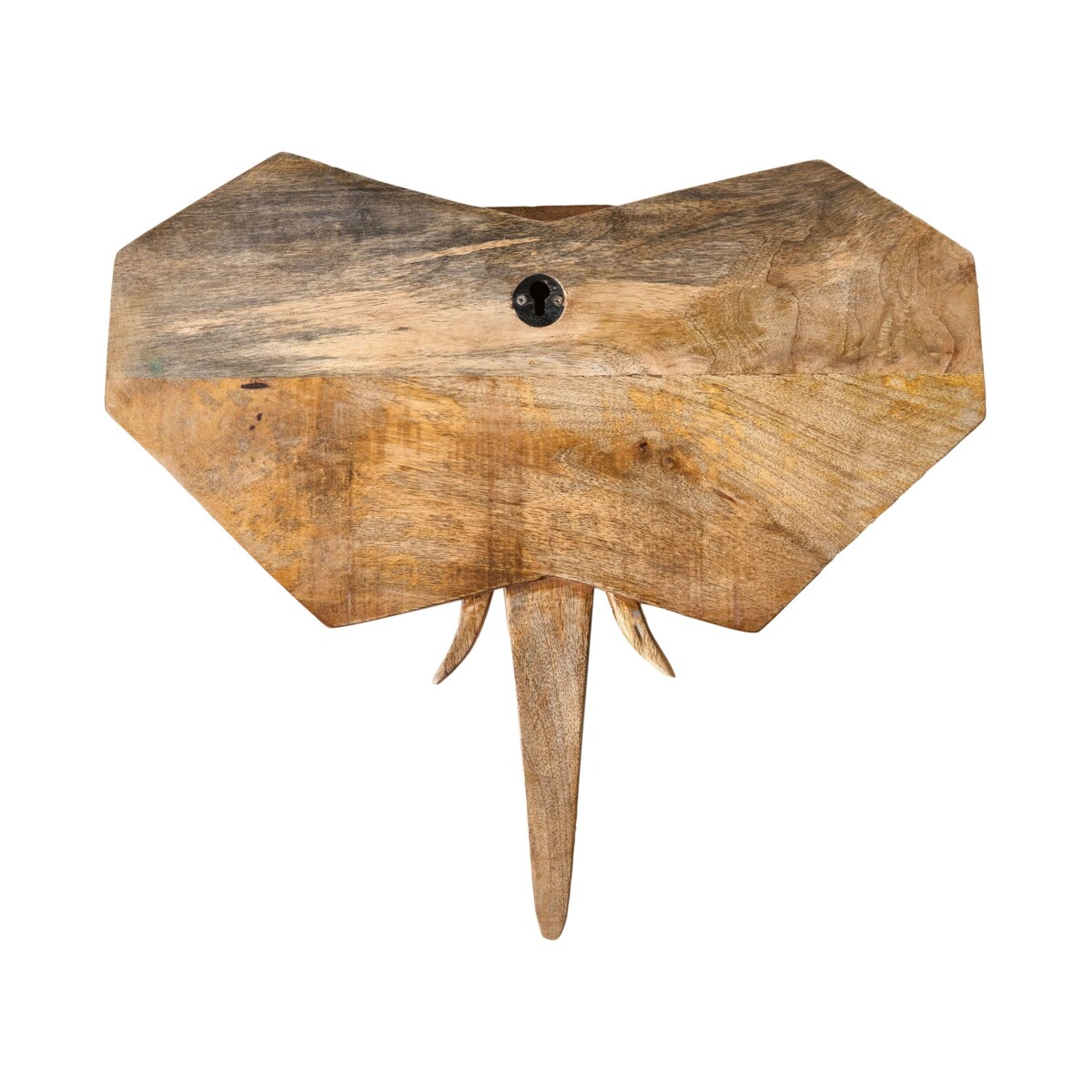 Dekoracja ścienna Słoń GAROUA Drewno mango 37 cm Brązowy