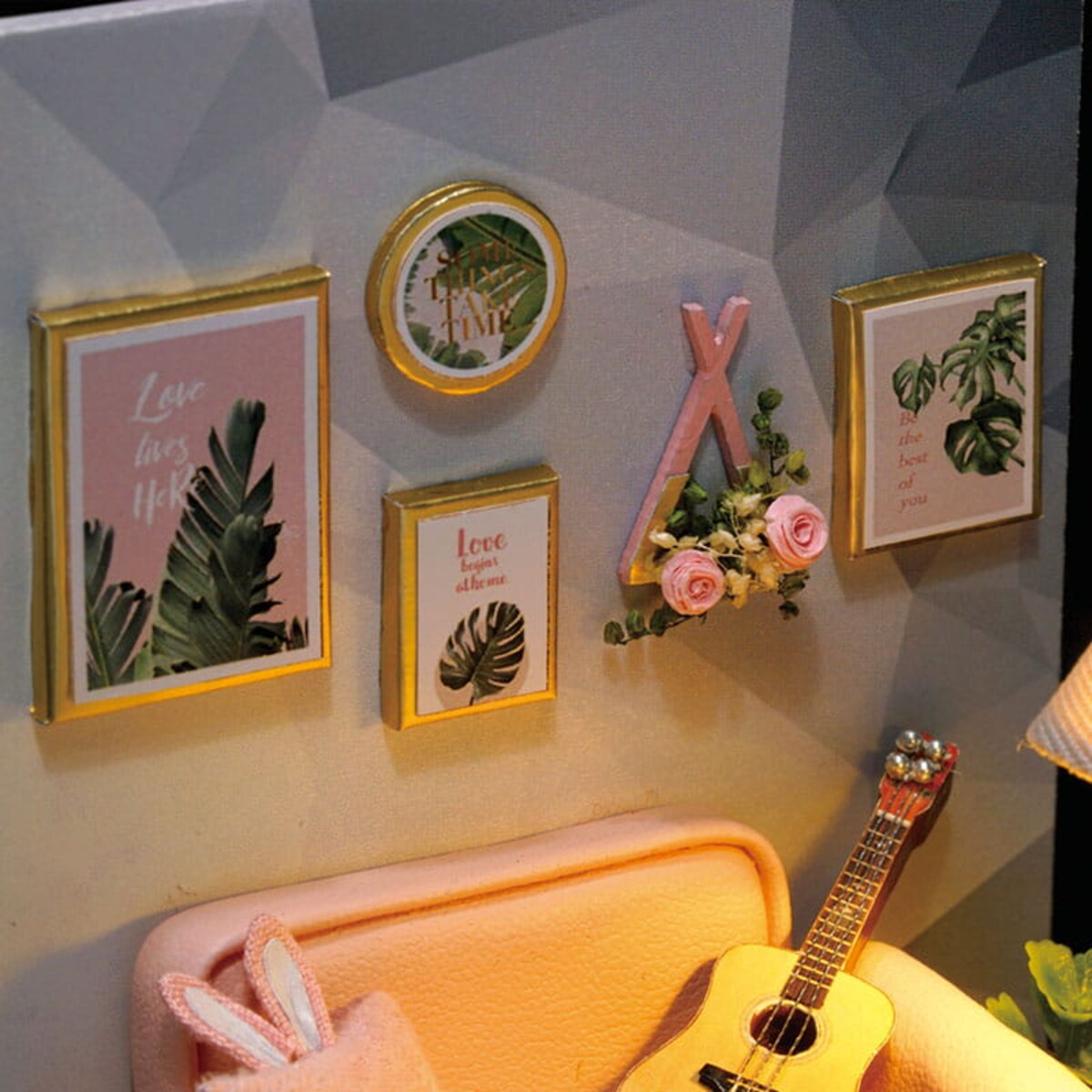 Miniaturowy domek - Popołudnie z gitarą