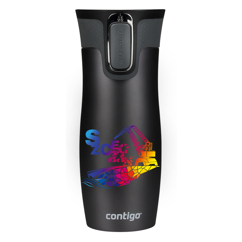 Kubek termiczny Contigo West Loop 2.0 470 ml - Szczecin - grafitowy