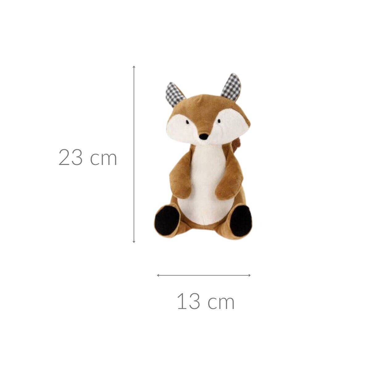 Stoper do drzwi w kształcie lisa, poliester