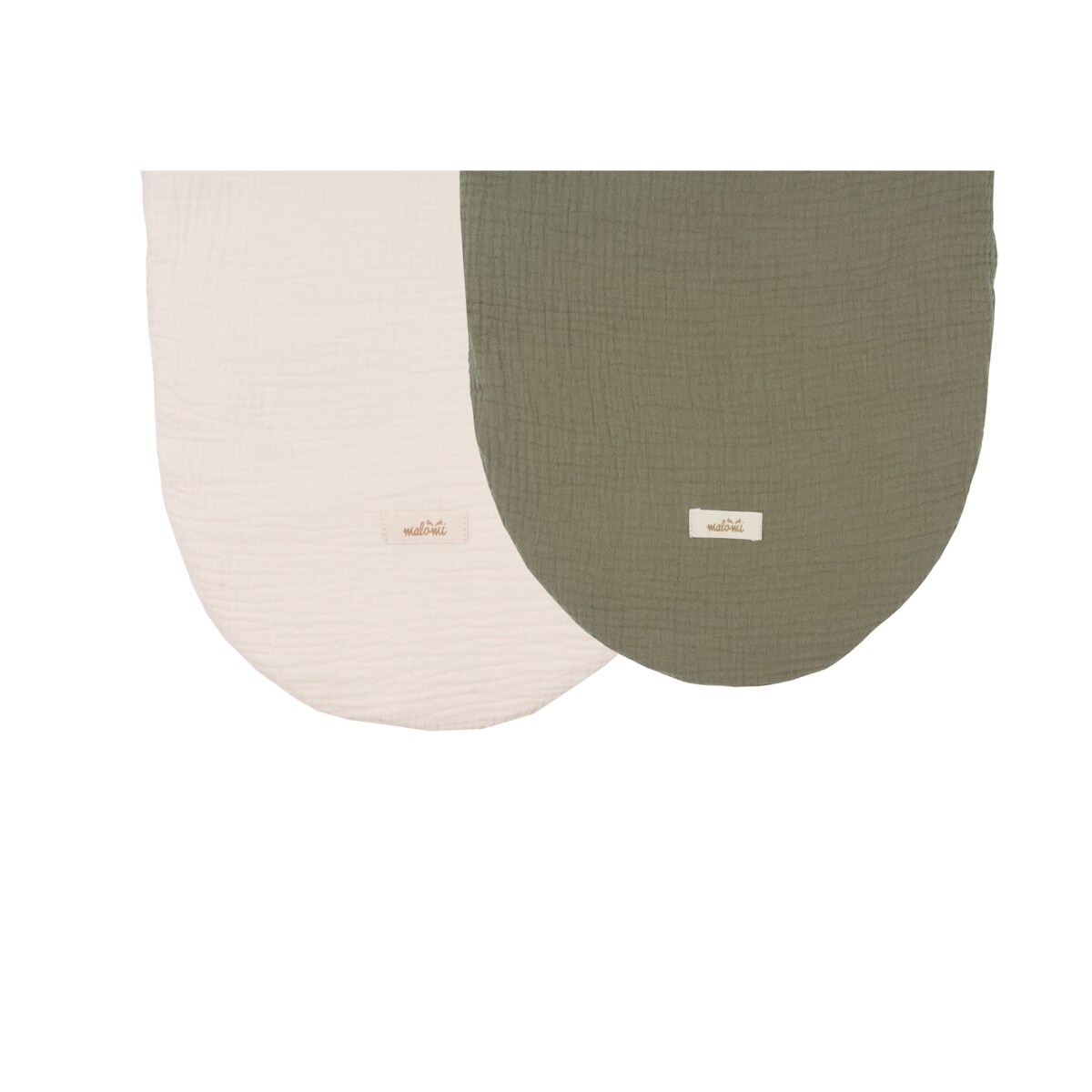 Prześcieradło muślinowe do gondoli/kosza mojżeszowego natural/forest green