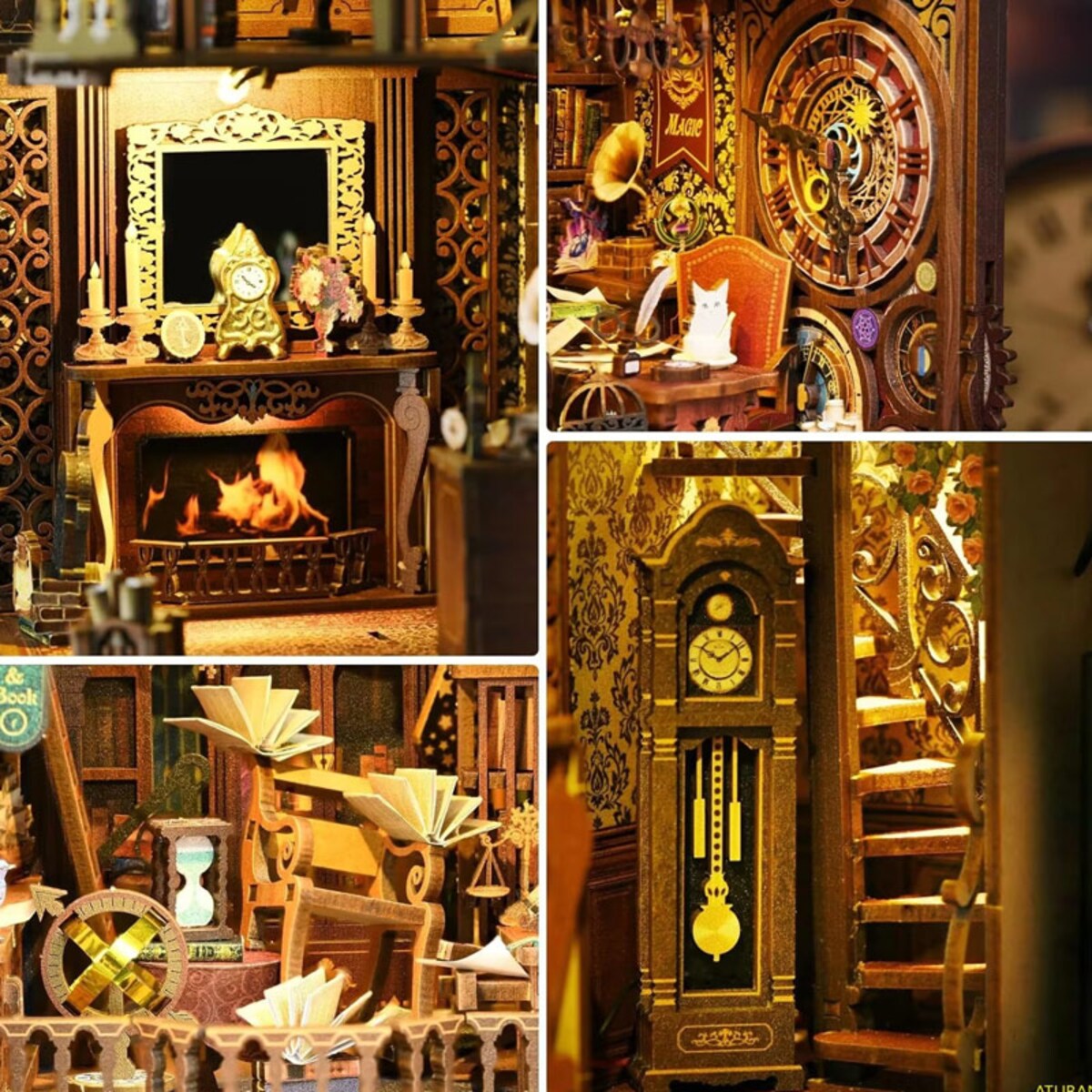 Miniaturowy domek Book Nook - Świątynia wiedzy