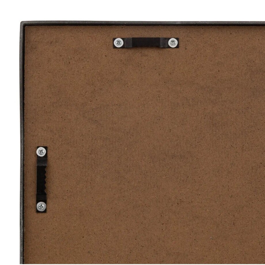 Lustro okno czarne MDF 90x74 cm