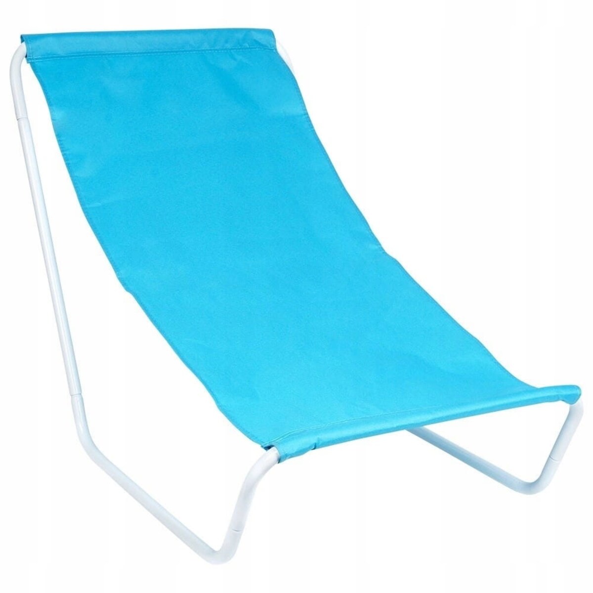 Leżak Plażowy Składany z Poręczną Torbą Kempingowy Ogrodowy Przenośny Fotel