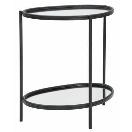 Stolik z lustrzanymi blatami, 58 x 53 x 37 cm