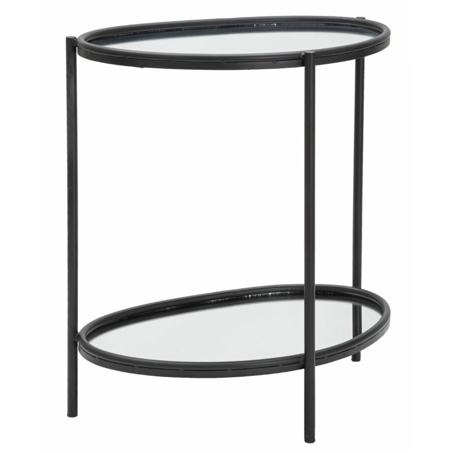 Stolik z lustrzanymi blatami, 58 x 53 x 37 cm