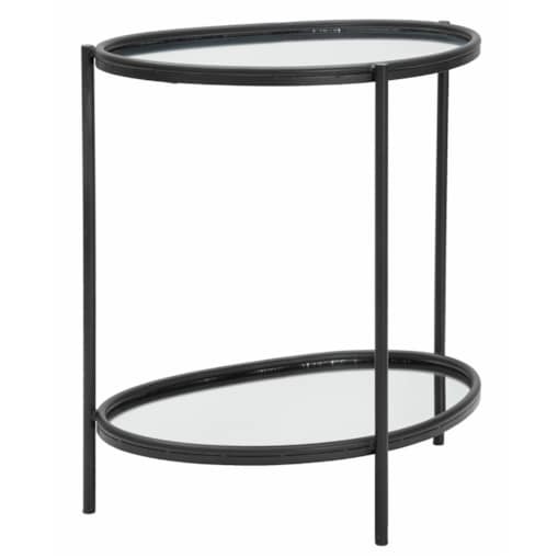 Stolik z lustrzanymi blatami, 58 x 53 x 37 cm