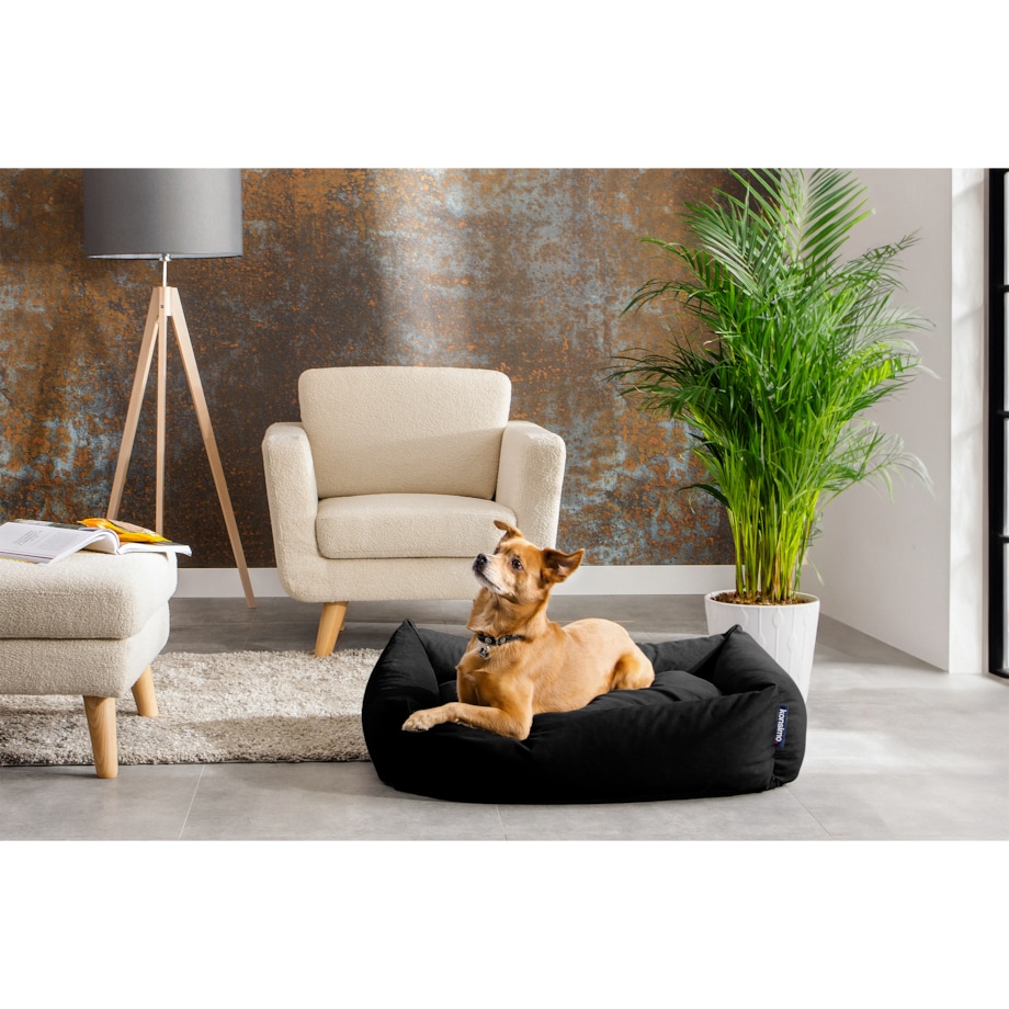 KONSIMO CANINI Legowisko dla średniej rasy psa, czarny
