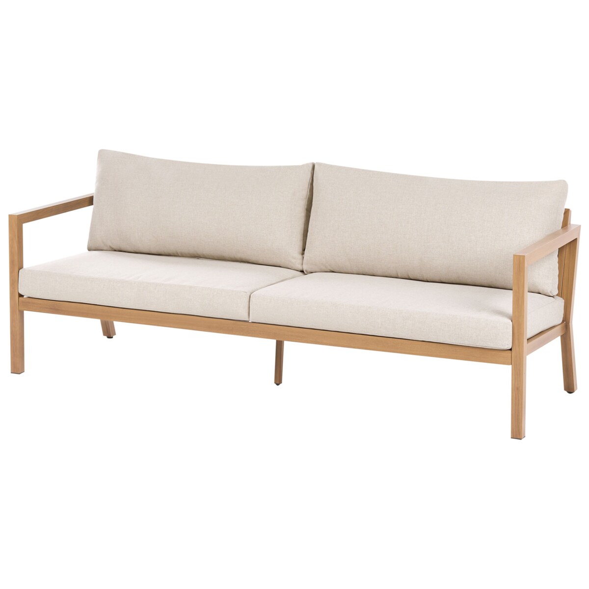 Zestaw ogrodowy ze stolikiem dla 5 osób ONETA Metal Jasnobrązowy